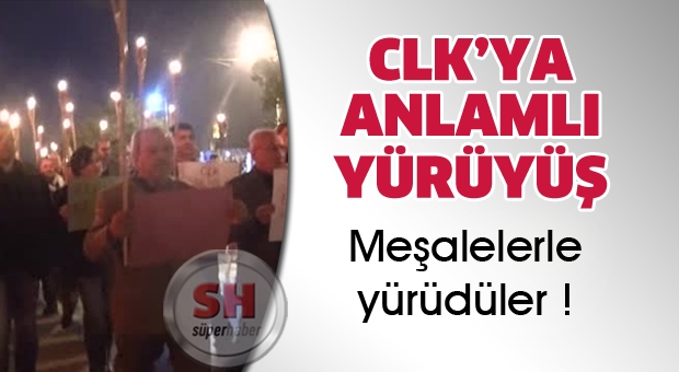 CLK'ya anlamlı yürüyüş