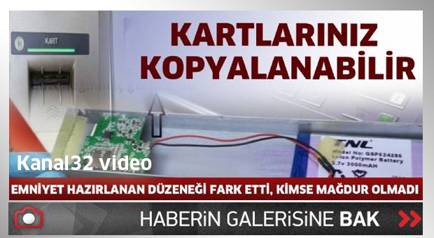 Kartlarınız kopyalanabilir