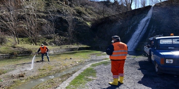 Isparta'da Larva İle Mücadele Başladı