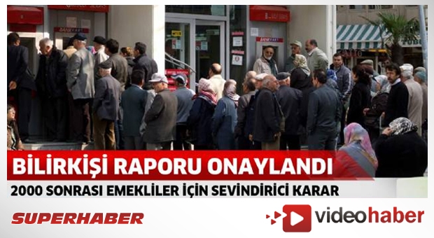 Bilirkişi raporu onaylandı