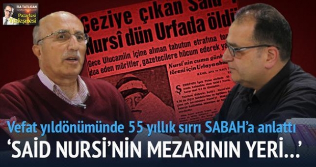 'Said Nursi'nin mezarının yeri…'