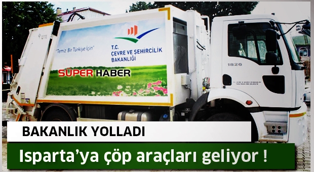 Isparta'ya yeni çöp araçları geliyor