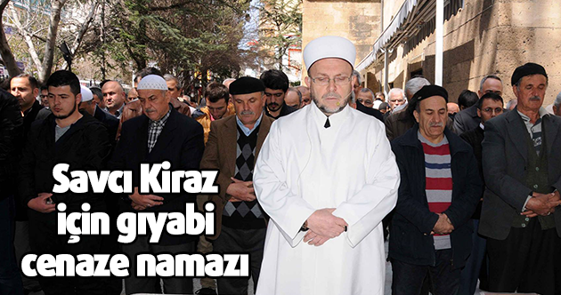 Isparta'da Savcı Kiraz için gıyabi cenaze namazı