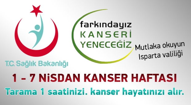 1-7 NİSAN KANSER HAFTASI