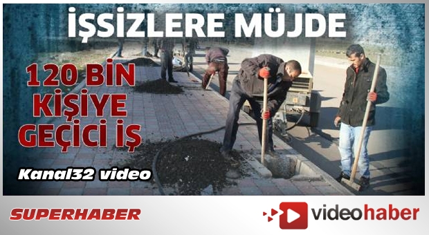 işsizlere müjde