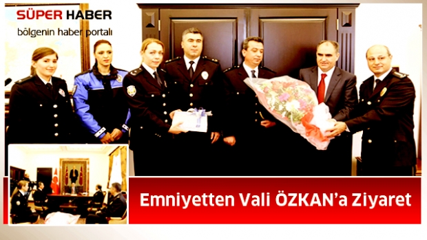 Isparta Emniyet Müdürlüğü'nden Vali Özkan'a Ziyaret