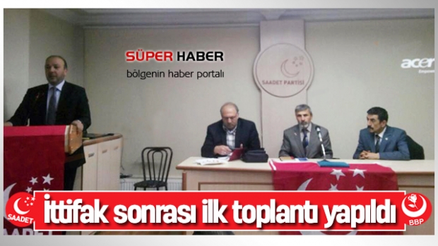 Isparta'da İttifak sonrası ilk toplantı yapıldı