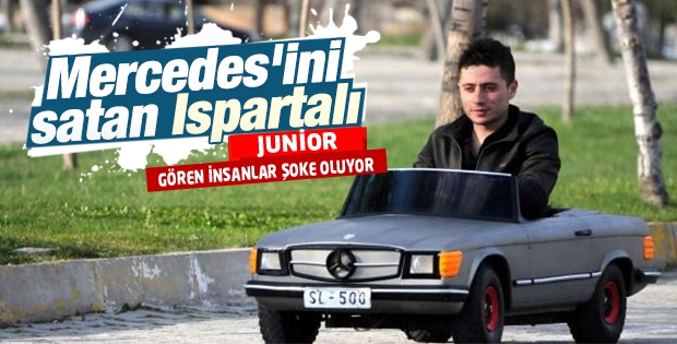 TEK KİŞİLİK MİNYATÜR MERCEDES'İNİ SATIYOR