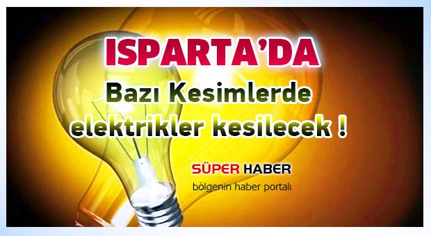 Elektrik kesitileri ısparta