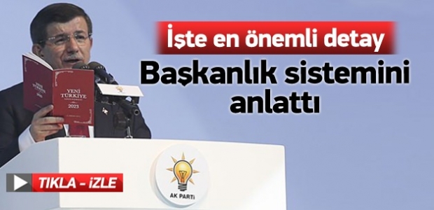 Davutoğlu AK Parti'nin seçim beyannamesi açıkladı