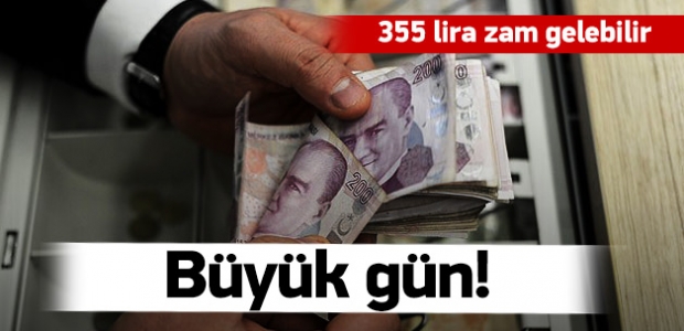 Emekliler için büyük gün! 355 lira zam gelebilir