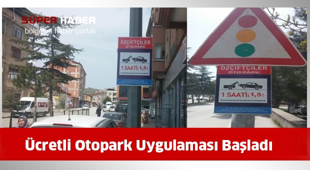 Isparta'da Ücretli Otopark Uygulaması Devrede