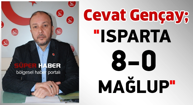 Isparta 8-0 mağlup