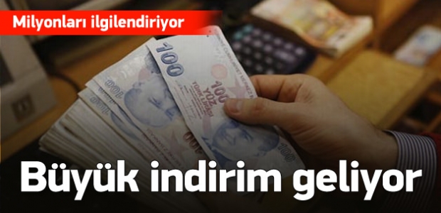 Kredisini erken ödeyene faiz indirimi geliyor