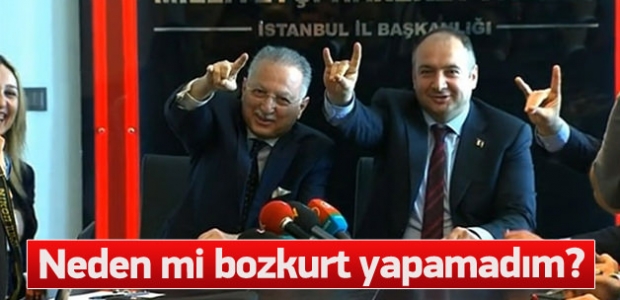 İhsanoğlu neden bozkurt işareti yapamadı?