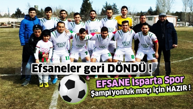 Efsane Isparta spor  geri dönüyor !