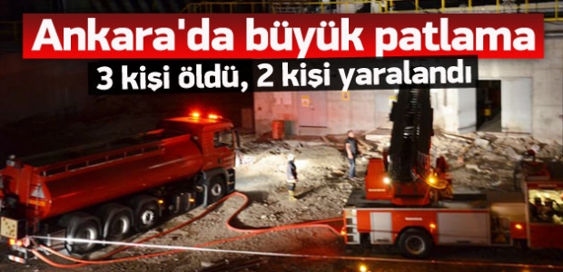 Çimento fabrikasında patlama: 3 ölü, 2 yaralı