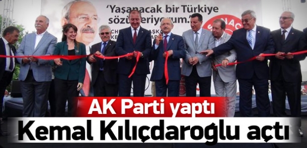 AK Parti yaptı, Kemal Kılıçdaroğlu açtı