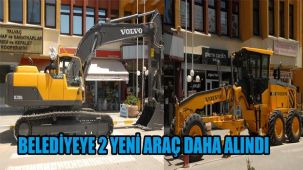 Belediyeye 2 yeni araç daha