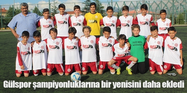 Gülspor şampiyonluklarına bir yenisini daha ekledi 