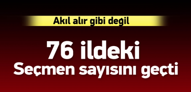 Geçersiz oylar 76 ildeki seçmen sayısını geçti