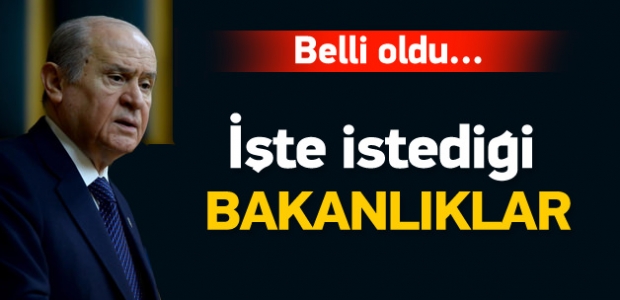 İşte MHP'nin AK Parti'den istediği bakanlıklar