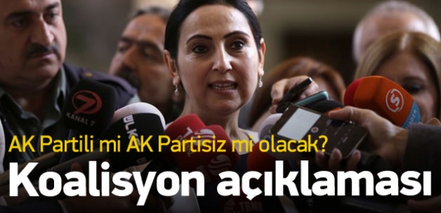 HDP'den koalisyon için yeşil ışık