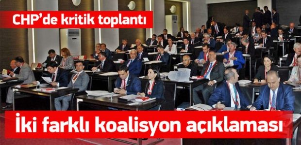 CHP'de kritik toplantı