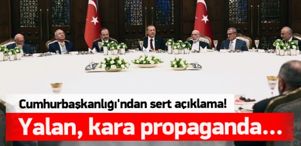 Cumhurbaşkanlığı'ndan flaş açıklama!