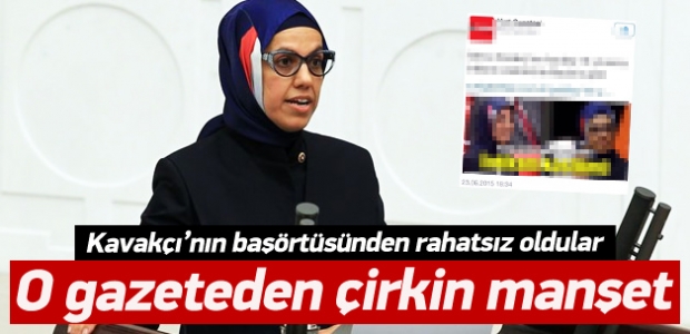 Ravza Kavakçı'nın başörtüsünden rahatsız oldular