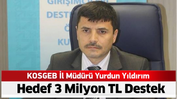 Hedef 3 Milyon TL Destek