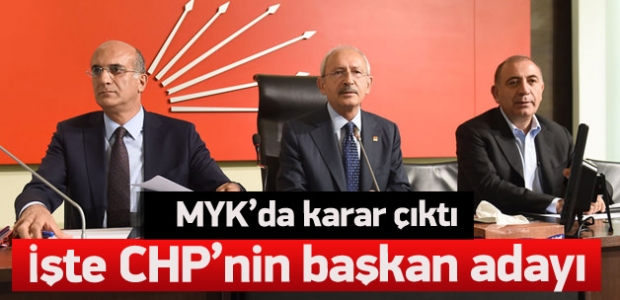 CHP Deniz Baykal'ı aday gösterdi