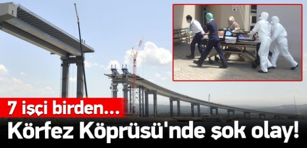 Körfez Köprüsü'nde korkutan olay!