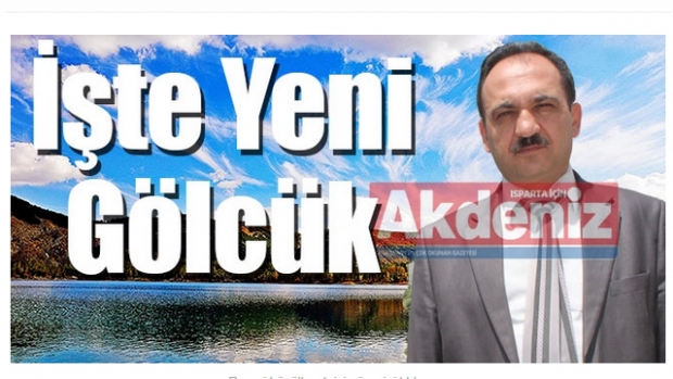 Isparta'da gölcük yenleniyor. işte yeni gölcük !