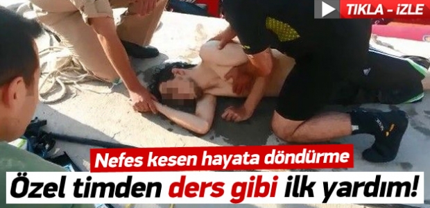 18 yaşındaki genç işte böyle kurtarıldı