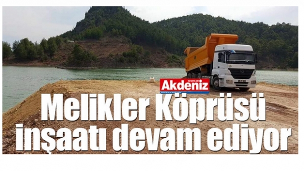 Melikler Köprüsü inşaatı devam ediyor