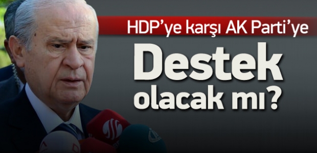 Bahçeli'den 'AK Parti'ye destek' açıklaması