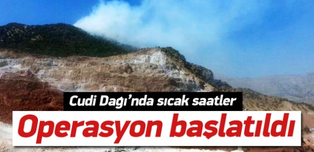 Cudi Dağı'nda operasyon başlatıldı!