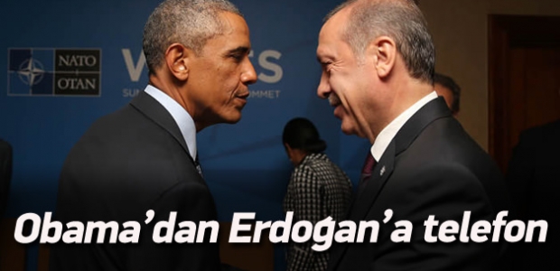 Cumhurbaşkanı Erdoğan, Obama ile telefonda görüştü