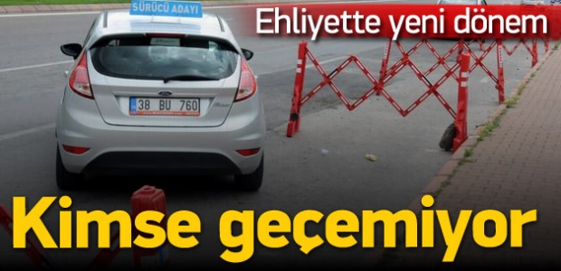 Ehliyette yeni dönem sürücüleri zorluyor