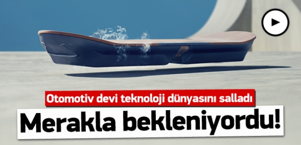 Merakla beklenen uçan kaykay tanıtıldı