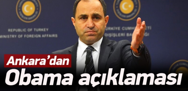 Ankara'dan Obama açıklaması