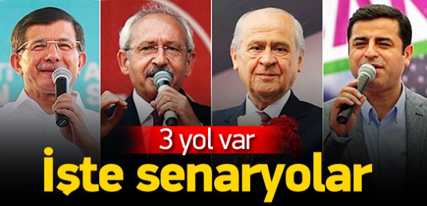 Siyasetin önündeki 3 yol: Erken seçim senaryoları