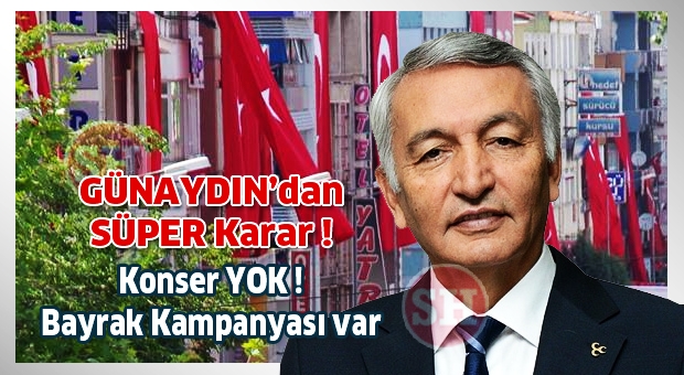 GÜNAYDIN KONSERİ İPTAL ETTİ ‘BAYRAK’ KAMPANYASI BAŞLATTI