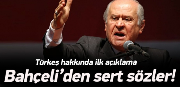 Bahçeli'den Tuğrul Türkeş'e tepki