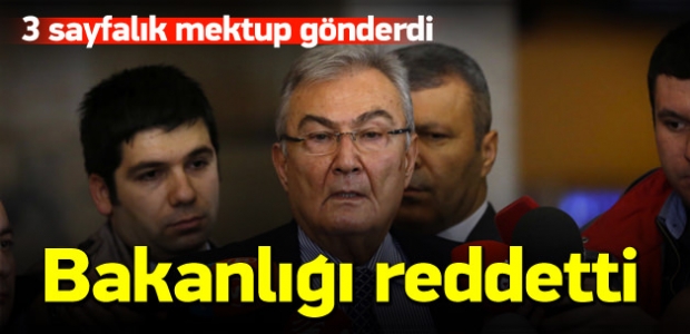 Deniz Baykal bakanlık teklifini reddetti