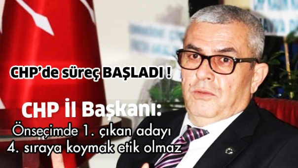 CHP’de süreç başladı