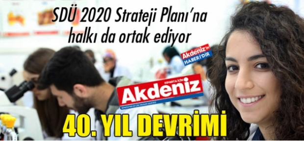 SDÜ 2020 Strateji Planı'na Halkı da Ortak Ediyor