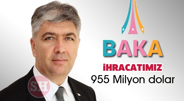 İHRACATIMIZ 955 MİLYON DOLAR