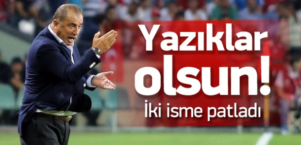 Fatih Terim: Yazıklar olsun!